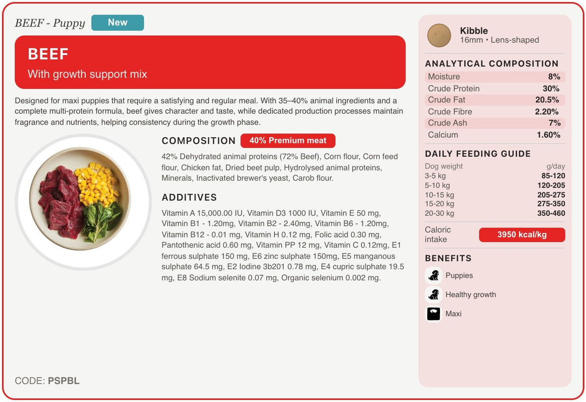PSPBL recipe card