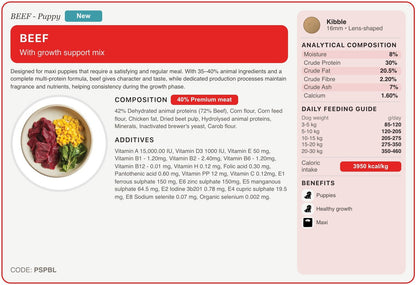 PSPBL recipe card