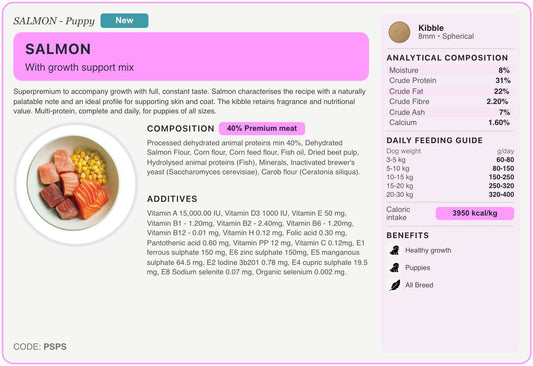 PSPS recipe card