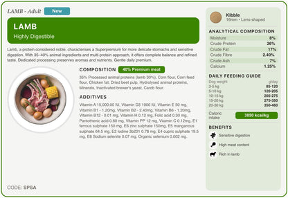 SPSA recipe card